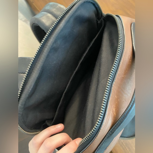 Coach Leather Graham Backpack in Saddle - Picture 12 of 12